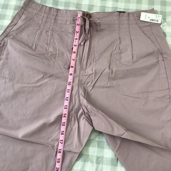 2/40$ Plus size 18 Reitmans pedal crop pants ankle trousers cotton lightweight - Picture 4 of 9